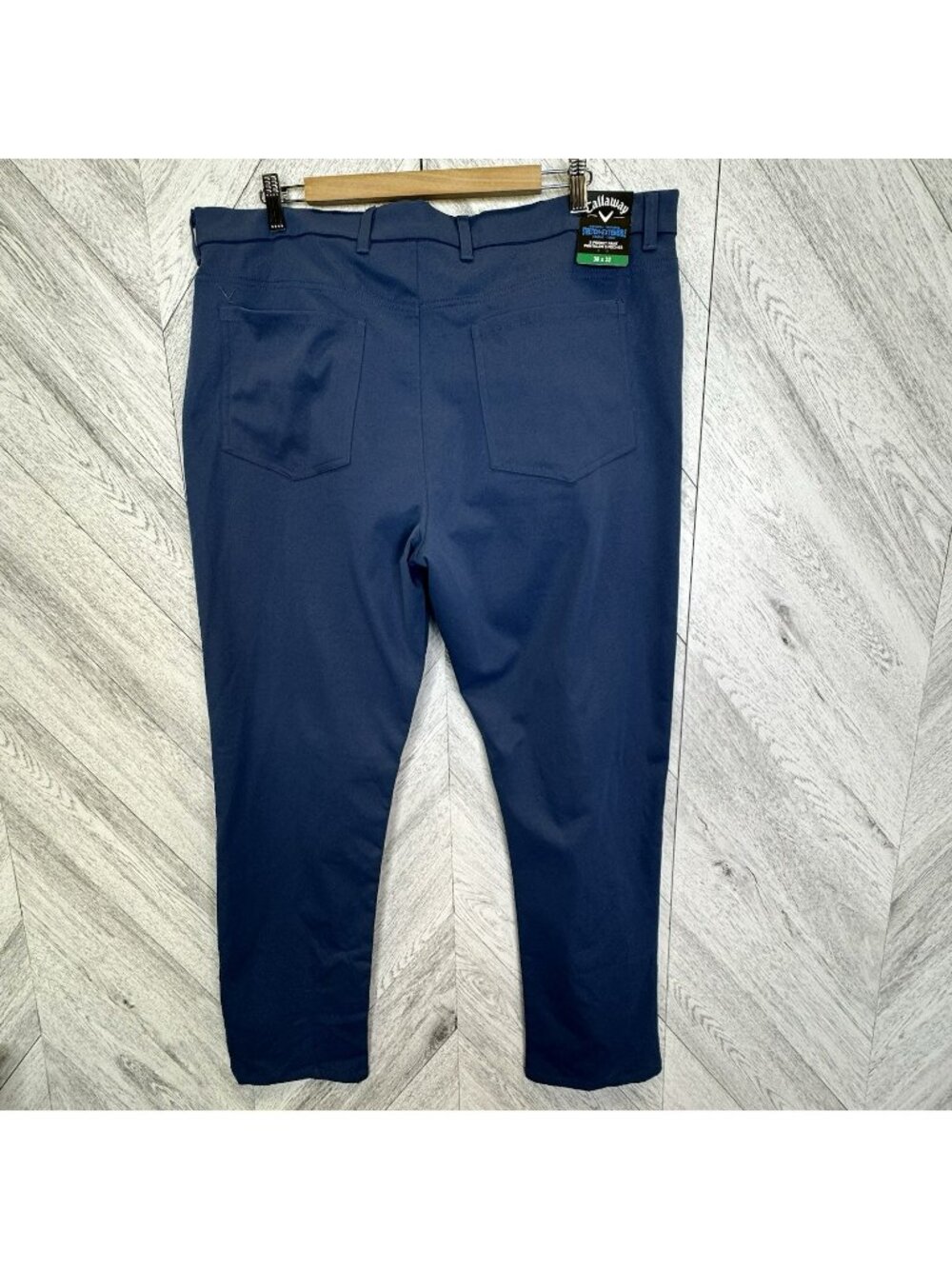 Callaway Golf 5 Pocket Pants Mens Size 38x32 Blue Performance Stretch New NWT